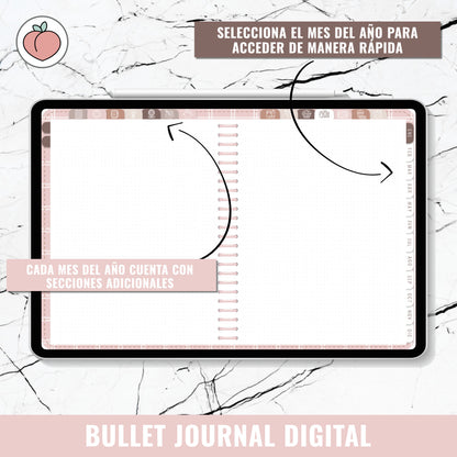 DIGITAL BULLET JOURNAL | PINK BERRY - Spanish version