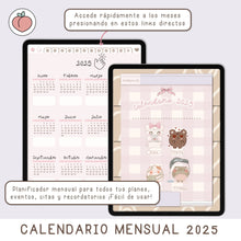 Cargar imagen en el visor de la galería, CALENDARIO 2025 VERTICAL - PLANIFICADOR DIGITAL MENSUAL | PORTADA PASTEL
