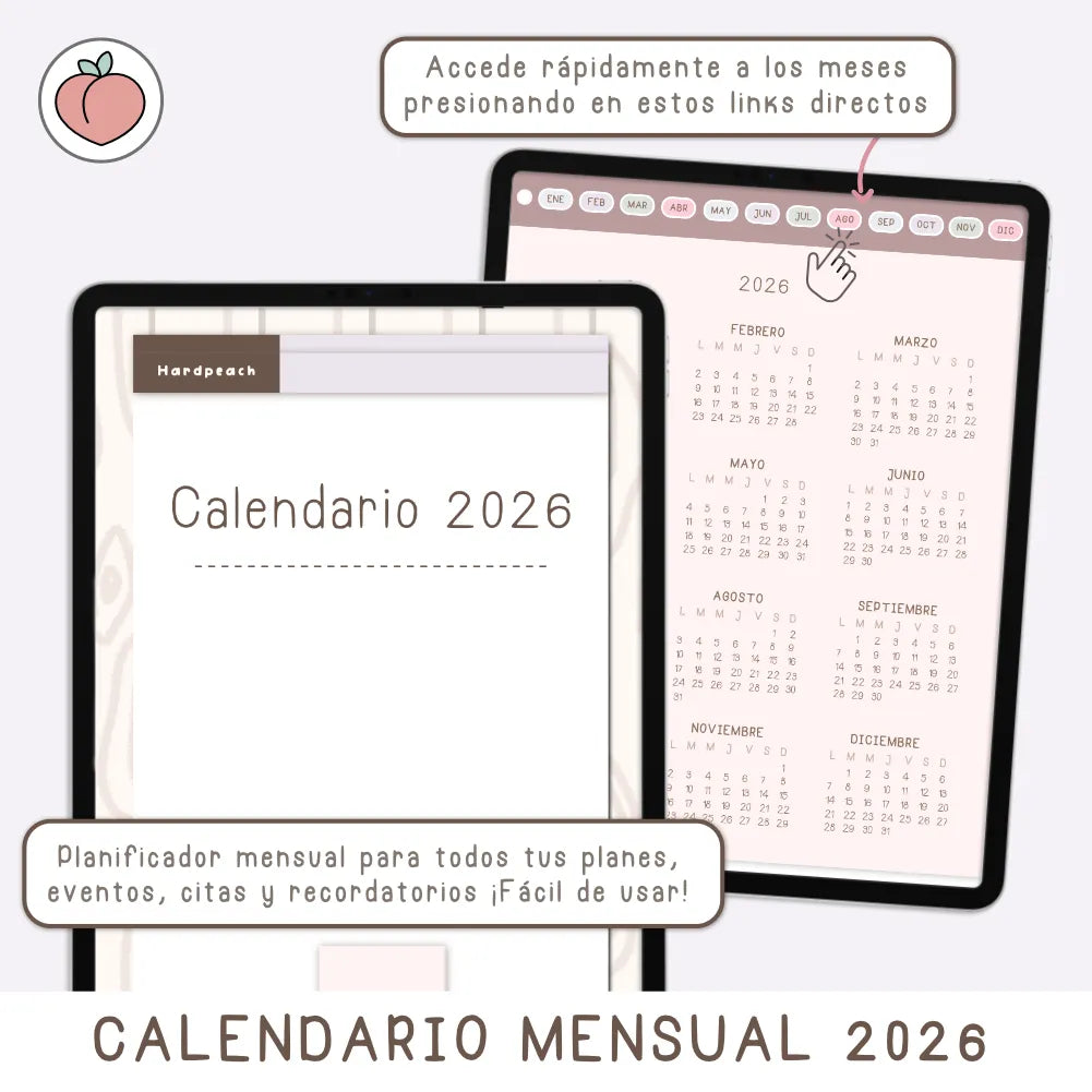 calendario digital minimalista