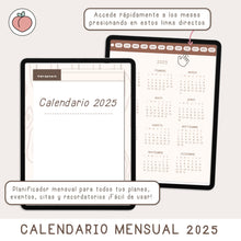 Cargar imagen en el visor de la galería, CALENDARIO 2025 VERTICAL - PLANIFICADOR DIGITAL MENSUAL | MINIMALISTA
