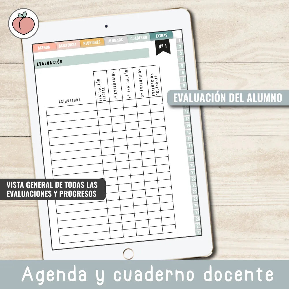 Cuaderno de evaluación para maestros