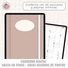 Cargar imagen en el visor de la galería, libreta digital
