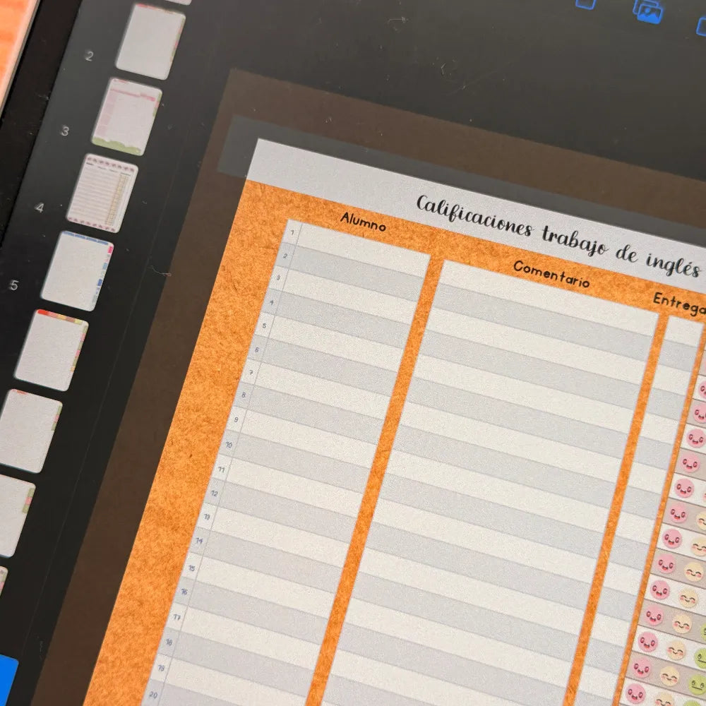 Cuaderno digital docente personalizado