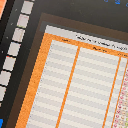 Cuaderno digital docente personalizado
