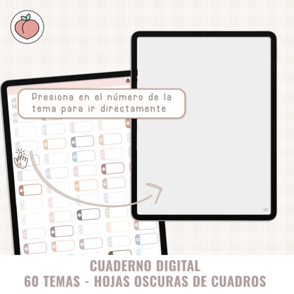 libreta digital oscura