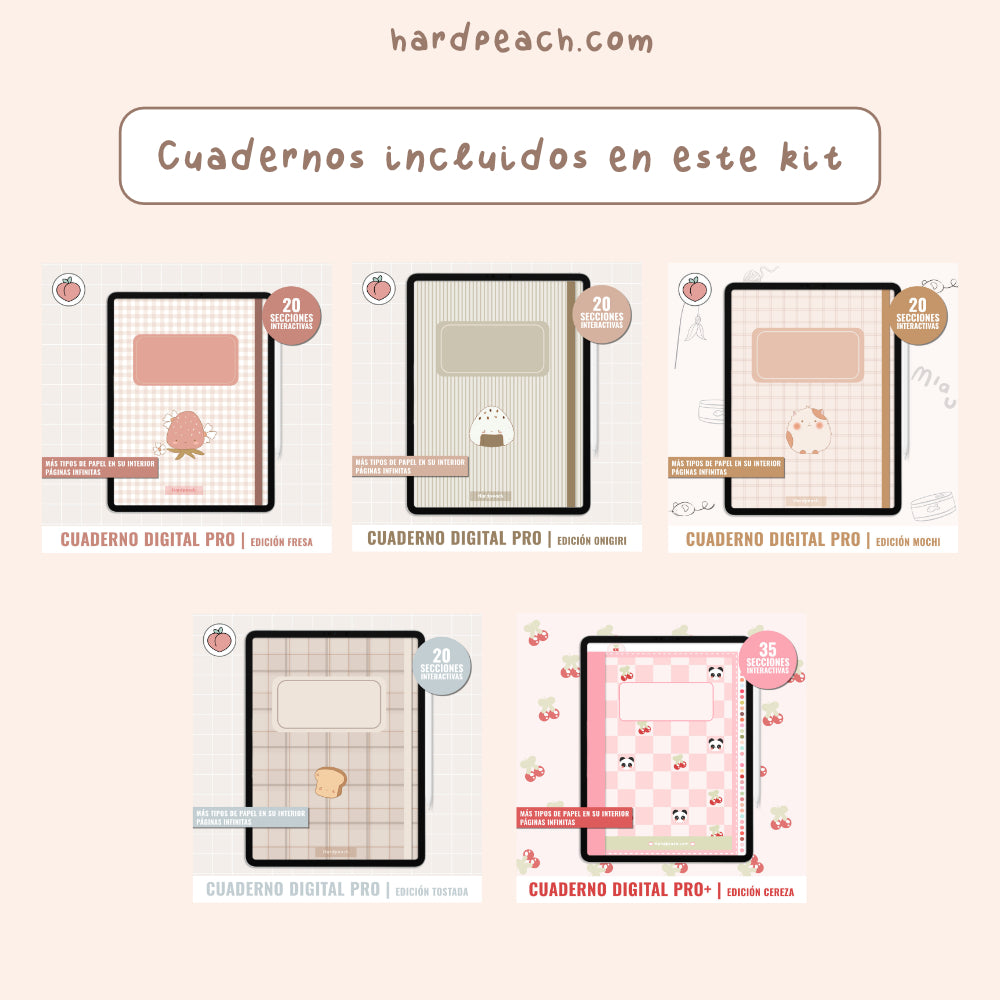 DIGITAL NOTEBOOK KIT TAKE OUTSTANDING NOTES! Spanish version