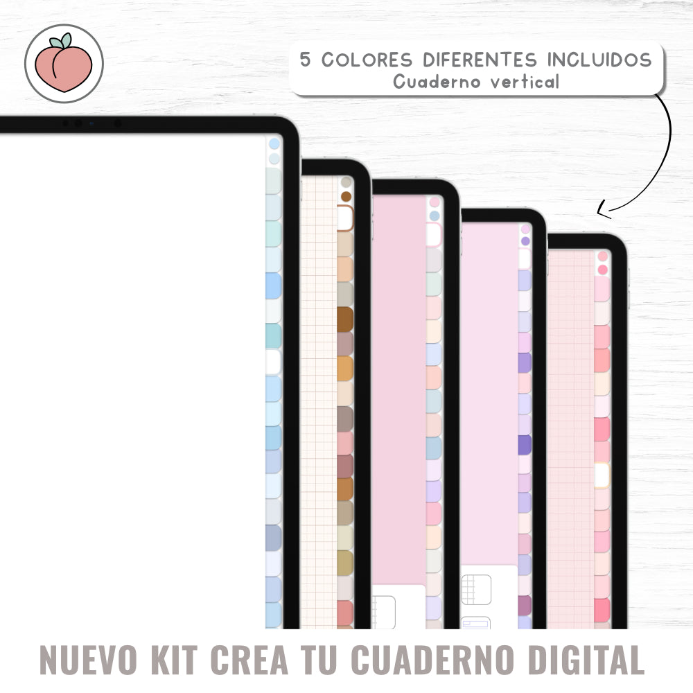 CREA TUS CUADERNOS DIGITALES PRO: Kit completo para crear y personalizar cuadernos digitales con infinitas opciones y recursos incluidos