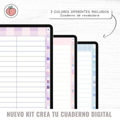 CREA TUS CUADERNOS DIGITALES PRO: Kit completo para crear y personalizar cuadernos digitales con infinitas opciones y recursos incluidos