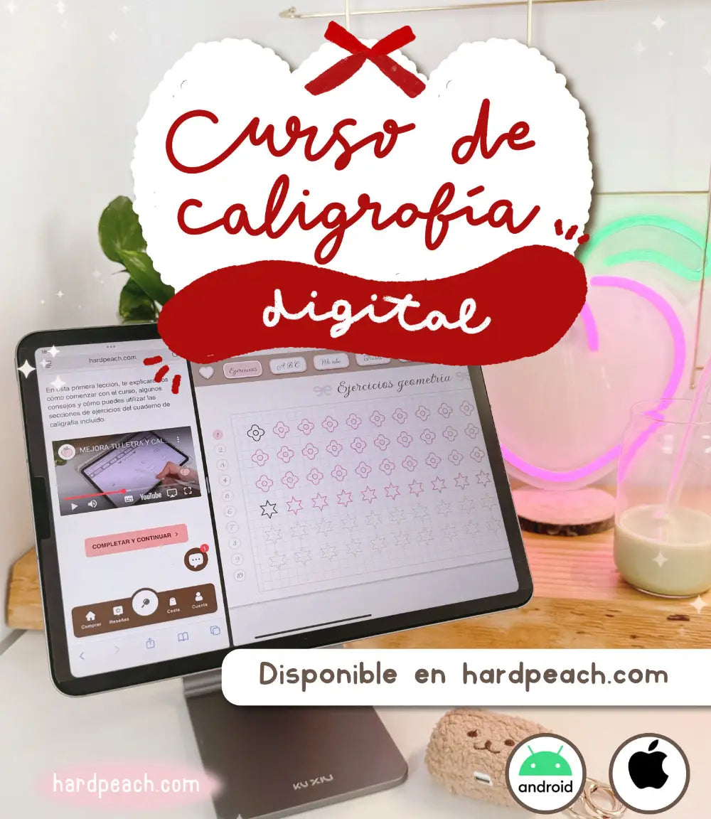 Curso de caligrafia digital hardpeach