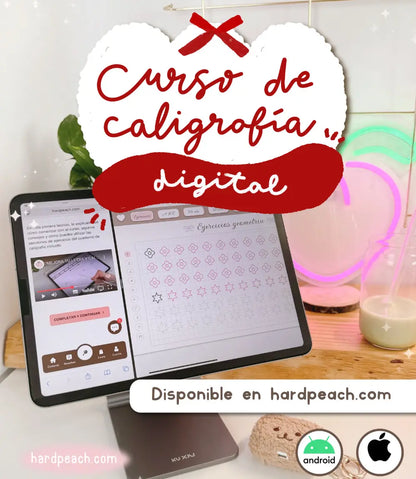 Curso de caligrafia digital hardpeach