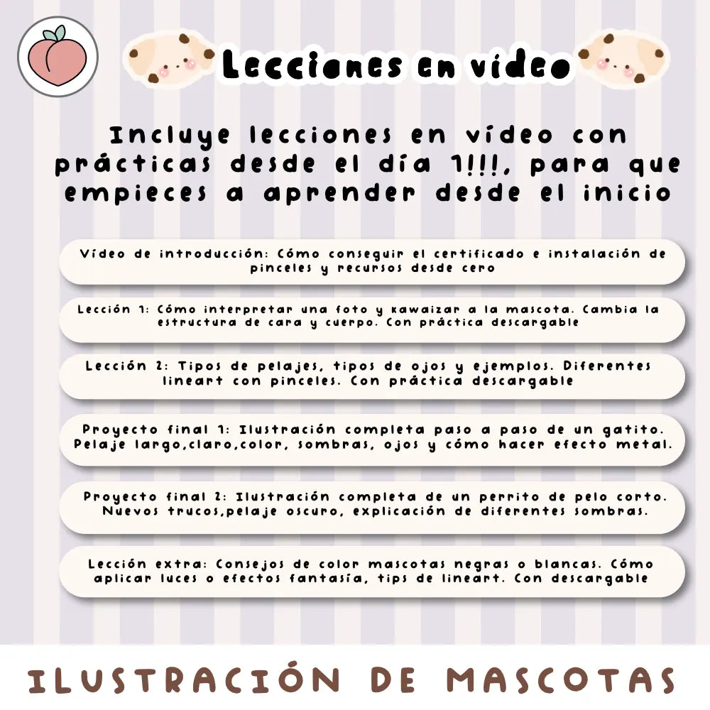 curso en español con leccion en video de procreate