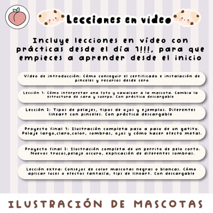 curso en español con leccion en video de procreate