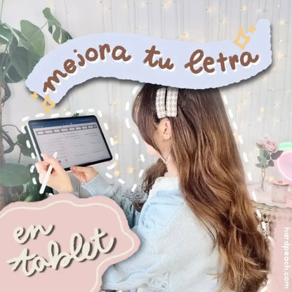 curso mejora tu letra y caligrafia en tablet y ipad
