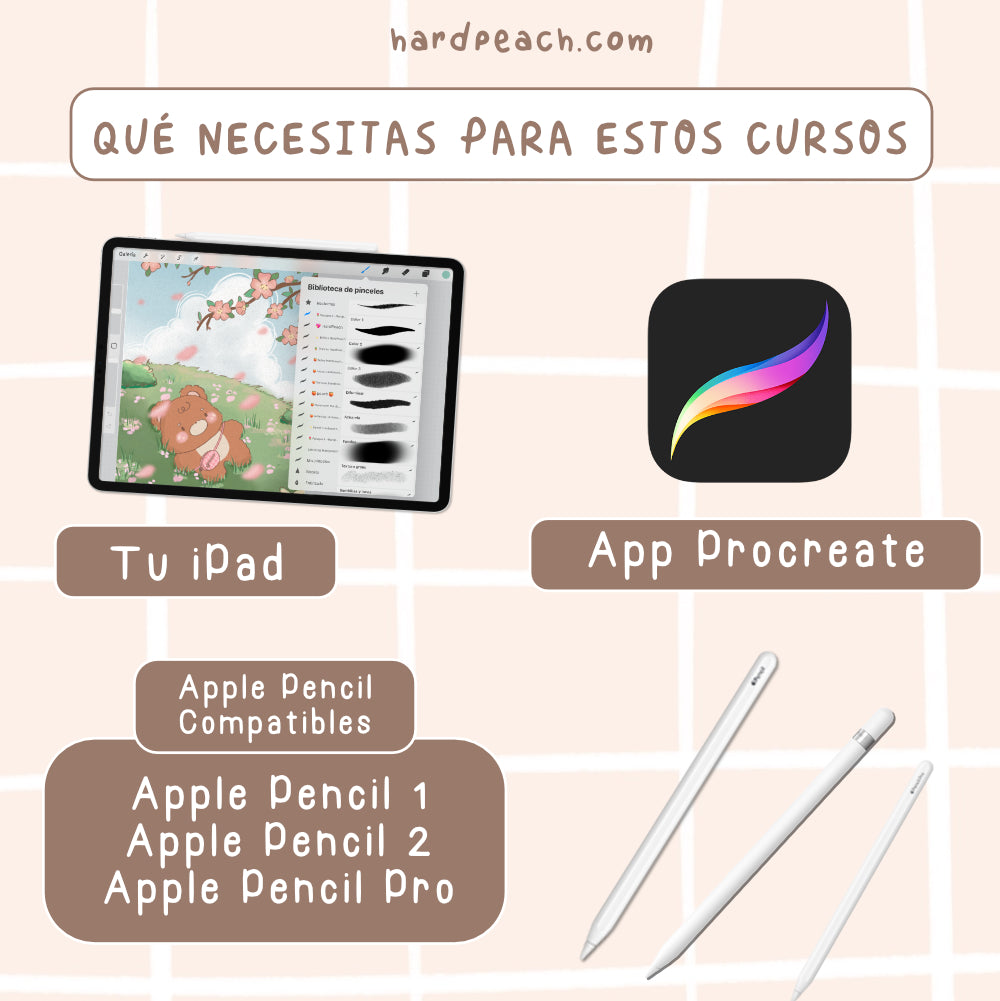 ILUSTRACIÓN DIGITAL DE MUNDOS KAWAII EN PROCREATE: Paisajes y personajes adorables | Curso completo con lecciones paso a paso, recursos y pinceles, principiantes y avanzados