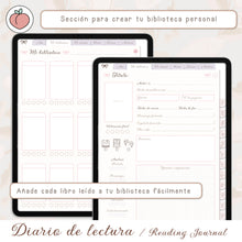 Load image into Gallery viewer, DIARIO DE LECTURA DIGITAL | READING JOURNAL
