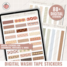 Load image into Gallery viewer, Pretty Digital Washi Tape Stickers
