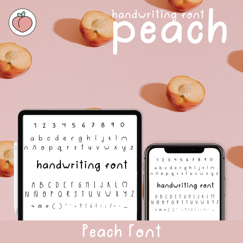 PEACH HANDWRITTEN FONT