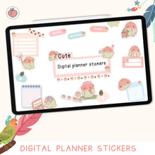 Load image into Gallery viewer, DIGITAL PLANNER STICKERS | KIWI
