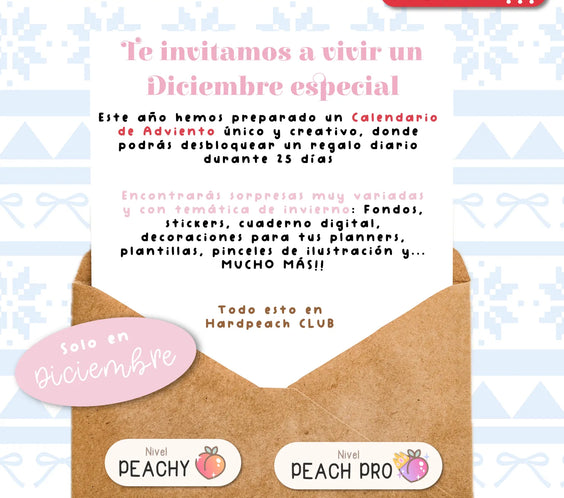 SUSCRIPCIÓN / MEMBRESÍA MENSUAL | HARDPEACH CLUB: NIVEL PEACHY