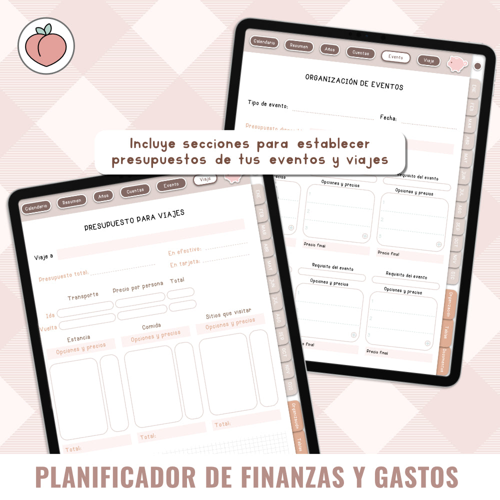 DIGITAL FINANCE AND EXPENSE PLANNER | Spanish version
