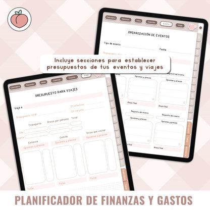 DIGITAL FINANCE AND EXPENSE PLANNER | Spanish version