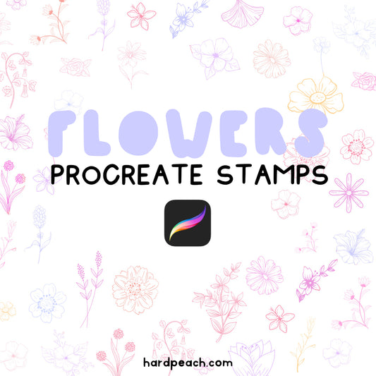 FLOWER BRUSHES - PROCREATE STAMPS