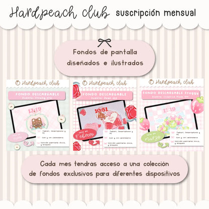 HARDPEACH CLUB: PEACHY | Suscripción mensual con contenidos digitales y eventos exclusivos