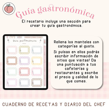 Guia gastronomica para iPad