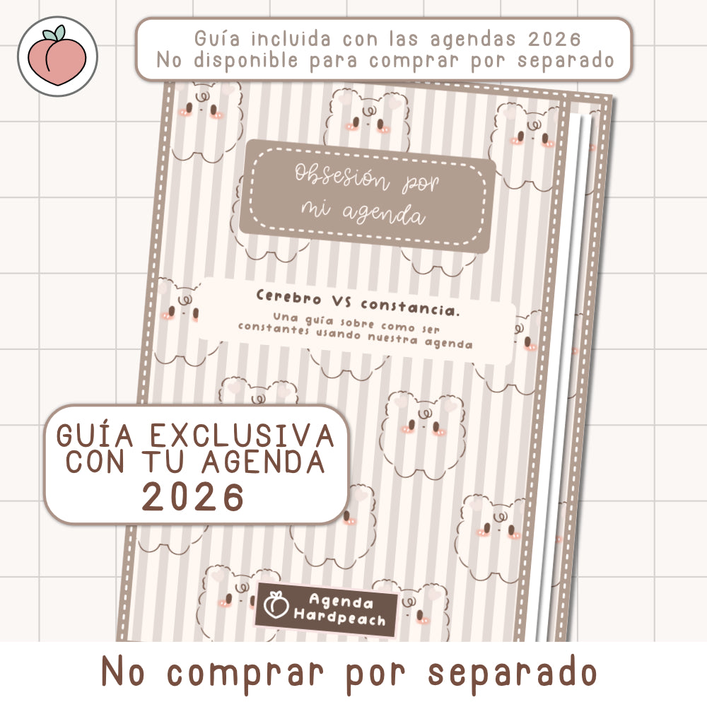 Ebook: Guía de cómo ser constantes utilizando la agenda HardPeach (No disponible para comprar por separado)