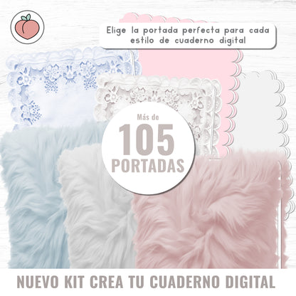 CREA TUS CUADERNOS DIGITALES PRO: Kit completo para crear y personalizar cuadernos digitales con infinitas opciones y recursos incluidos