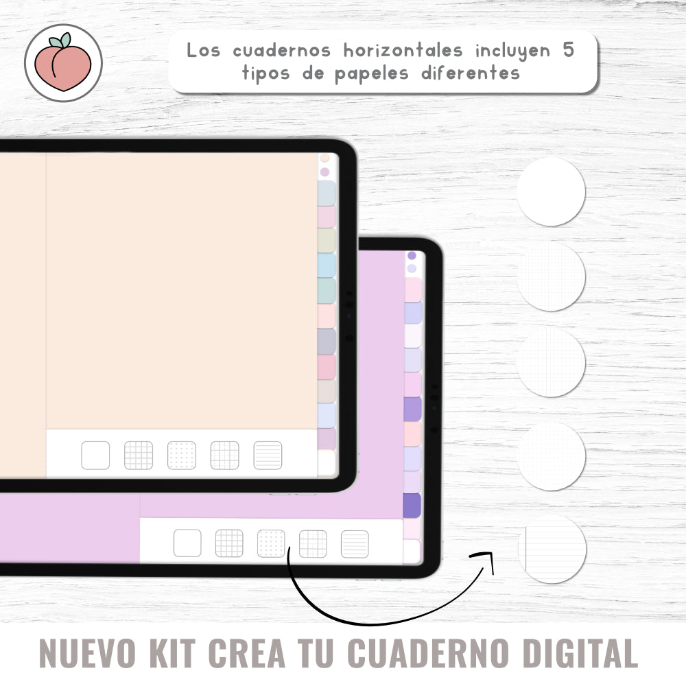 CREA TUS CUADERNOS DIGITALES PRO: Kit completo para crear y personalizar cuadernos digitales con infinitas opciones y recursos incluidos