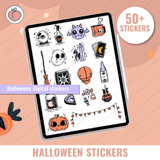 HALLOWEEN DIGITAL STICKERS 