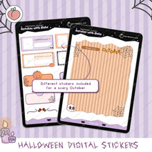 Load image into Gallery viewer, HALLOWEEN DIGITAL STICKERS | OCTOBER WITH NUBE
