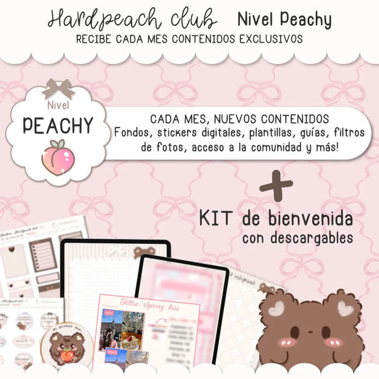 HARDPEACH CLUB: PEACHY | Suscripción mensual con contenidos digitales y eventos exclusivos