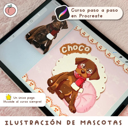 ilustracion digital de mascotas