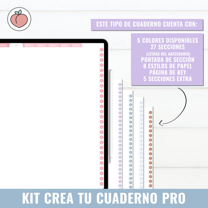 KIT CREA TU CUADERNO DIGITAL PRO