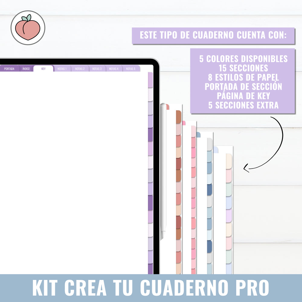 KIT CREA TU CUADERNO DIGITAL PRO