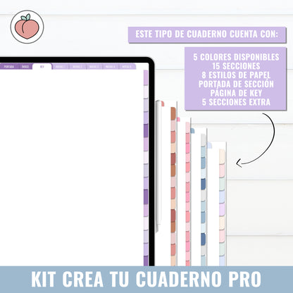 KIT CREA TU CUADERNO DIGITAL PRO