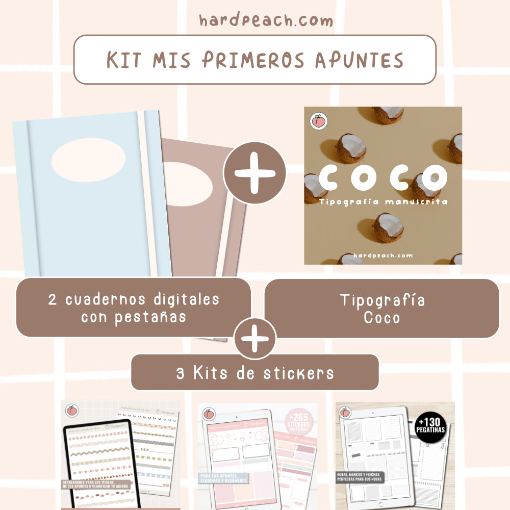 KIT MIS PRIMEROS APUNTES DIGITALES: Especial regreso a clases