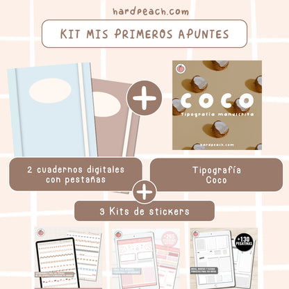 KIT MIS PRIMEROS APUNTES DIGITALES: Especial regreso a clases