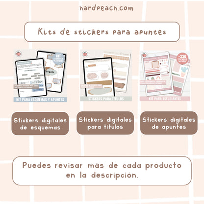 KIT MIS PRIMEROS APUNTES DIGITALES: Especial regreso a clases