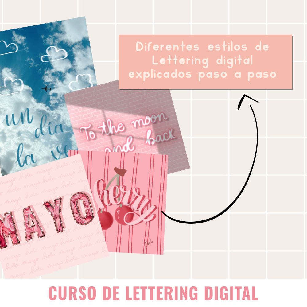 Digitial Lettering Lettering Digital: Curso paso a paso, pinceles y recursos | HardPeach