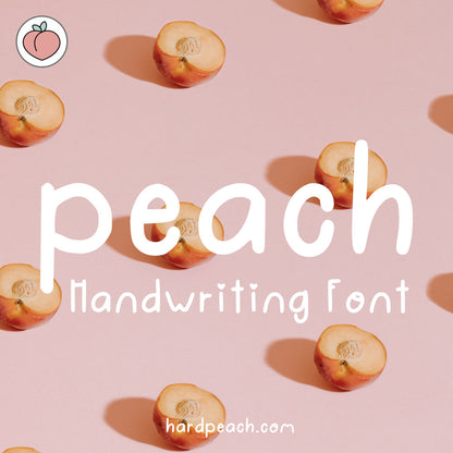 PEACH HANDWRITTEN FONT
