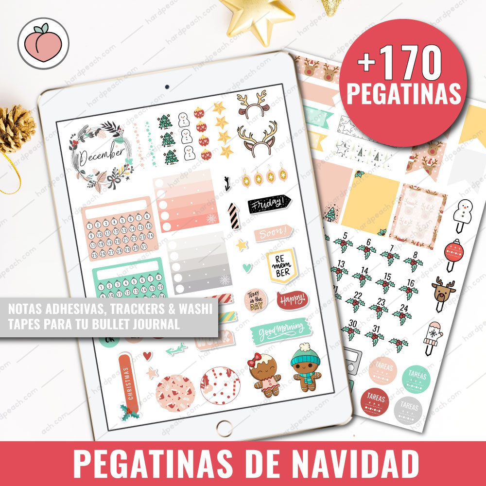 STICKERS PARA BULLET JOURNAL O AGENDA | EDICIÓN INVIERNO