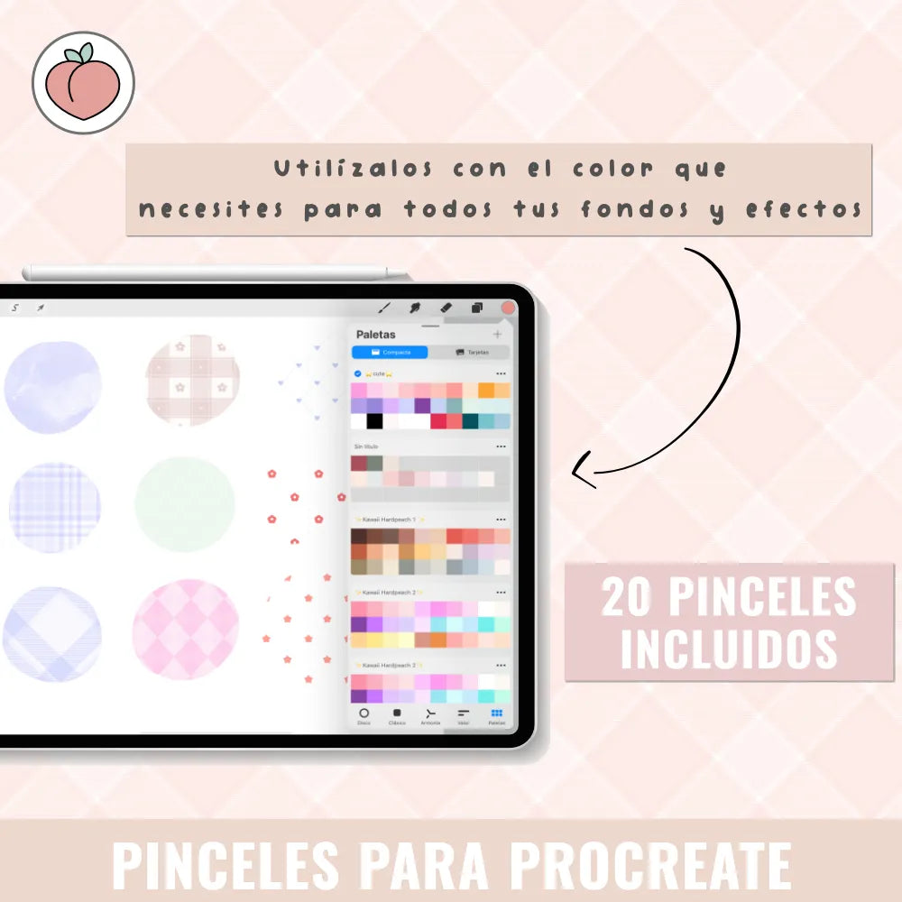 pinceles de patrones para procreate