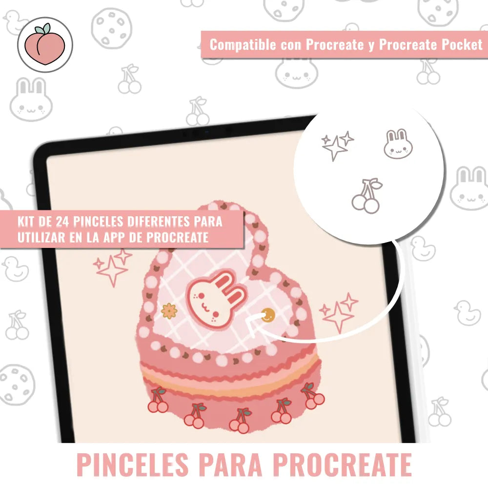 pinceles de sellos para procreate