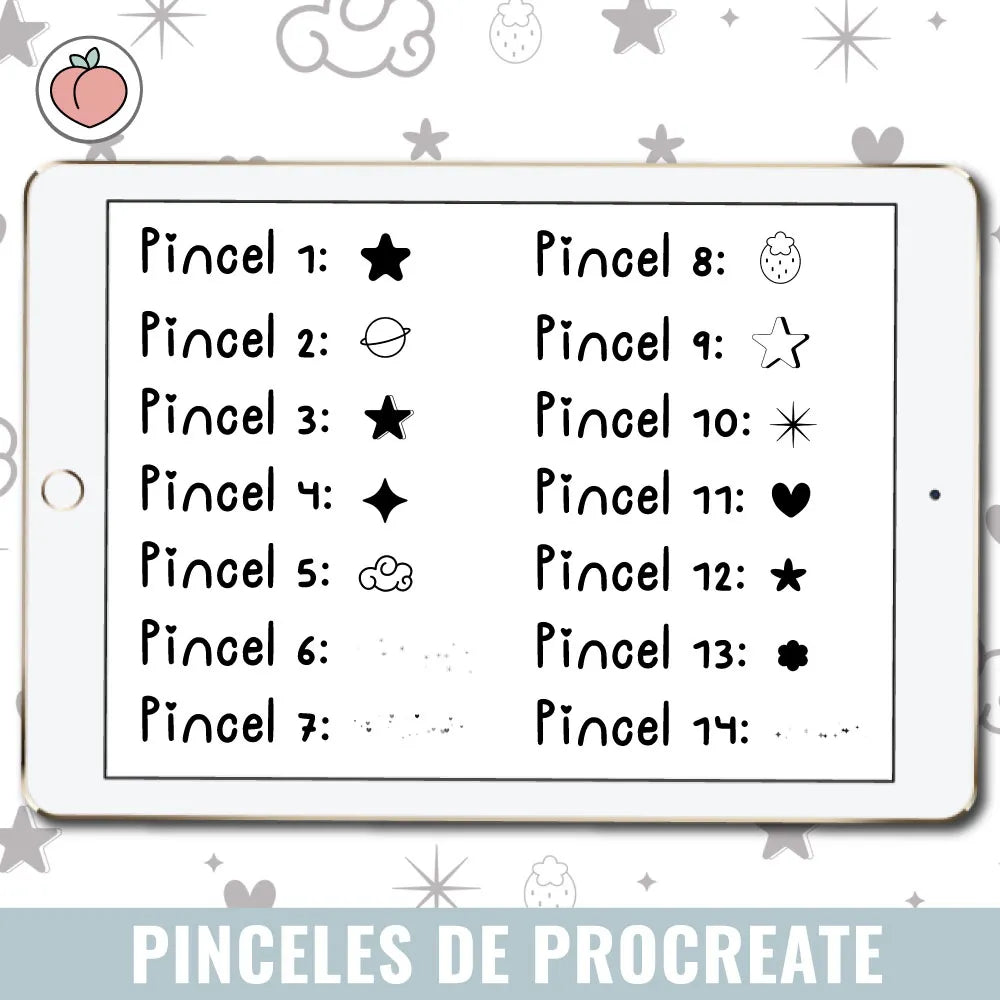 pinceles de stamp para procreate