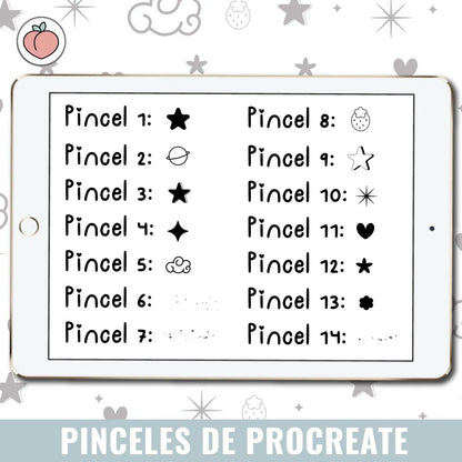 pinceles de stamp para procreate