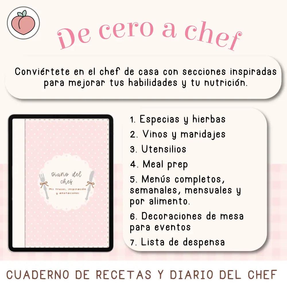 Planificador de recetas digital