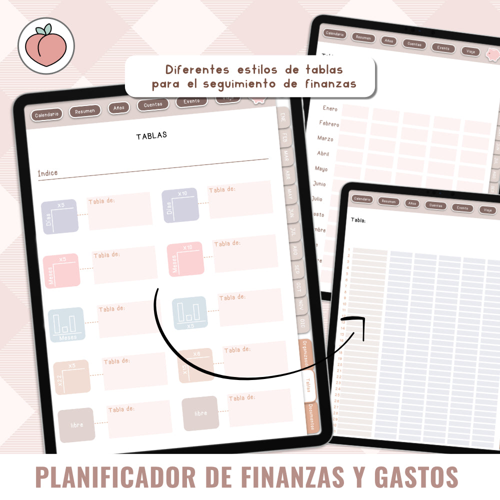 DIGITAL FINANCE AND EXPENSE PLANNER | Spanish version